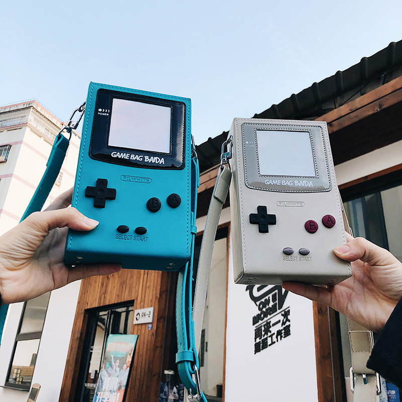 Retro Gaming Fun - Unique Creative Game Console Shaped Crossbody