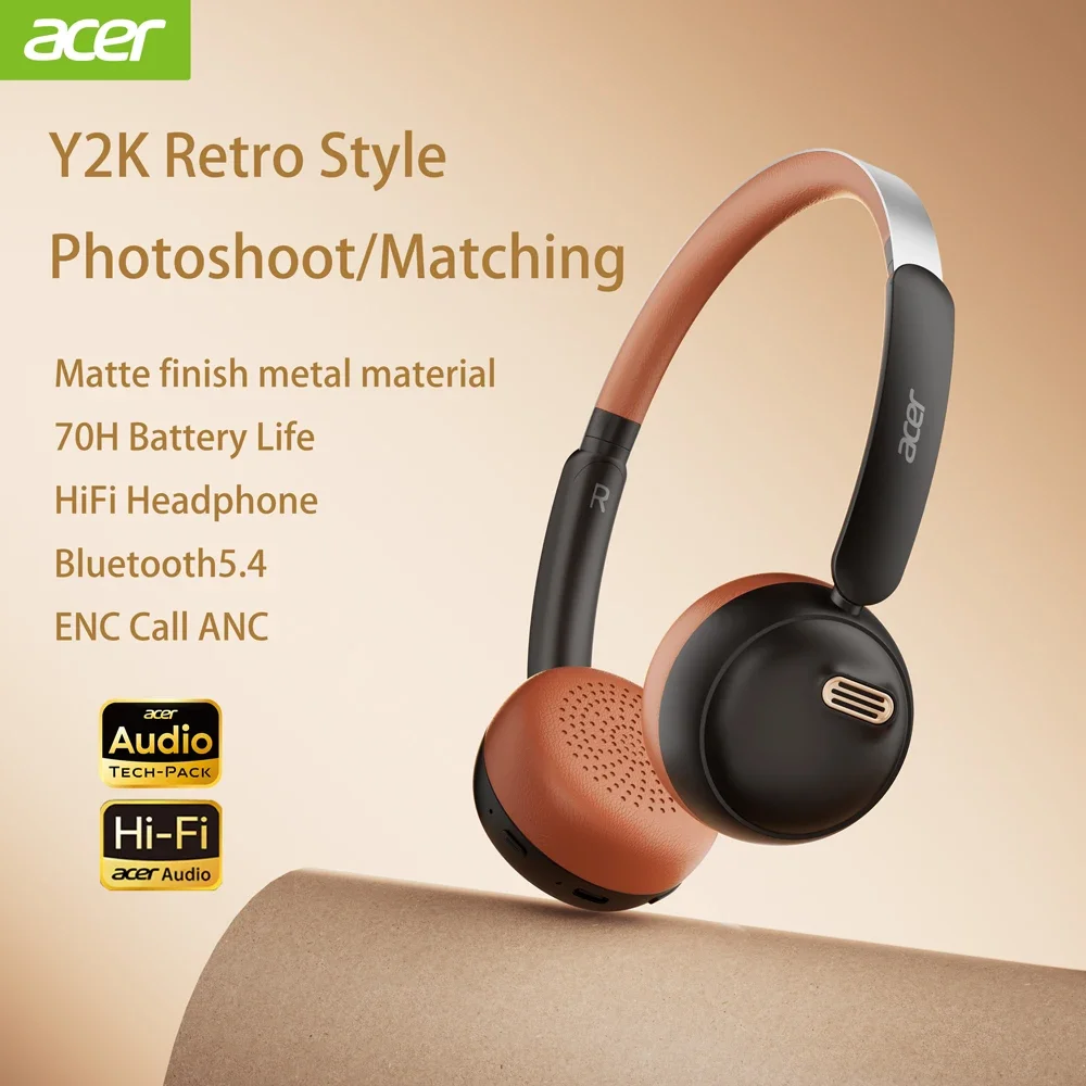 Retro Gaming Headset - Acer OHW111 Bluetooth Headphones INS Retro
