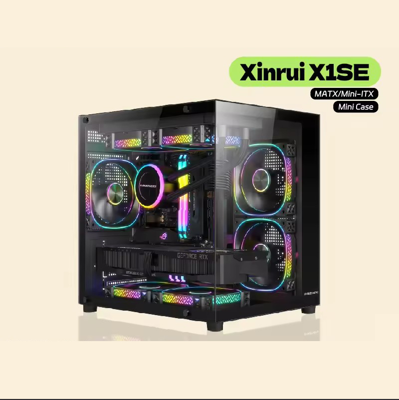 Retro Gaming Pc Case - G-PARTNERS Xinrui X1SE MATX Mini-ITX PC