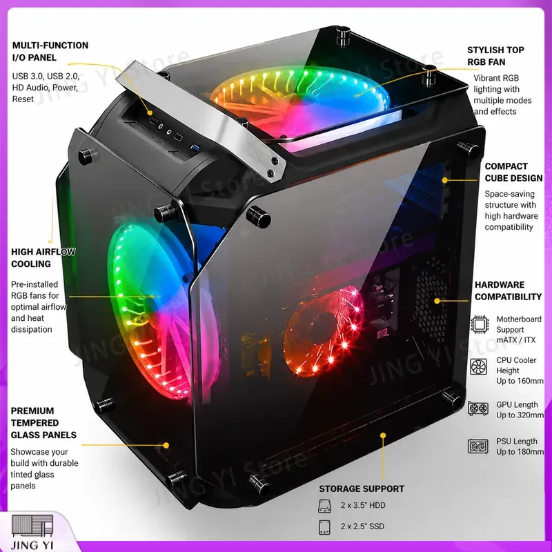 ATX mATX Gaming PC Case Comput - đánh giá và giá Retro Gaming Pc Case