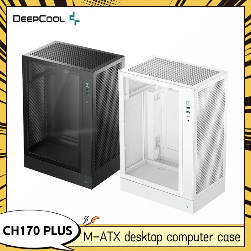 DEEPCOOL CH170 PLUS MATX Verti - đánh giá và giá Retro Gaming Pc Case