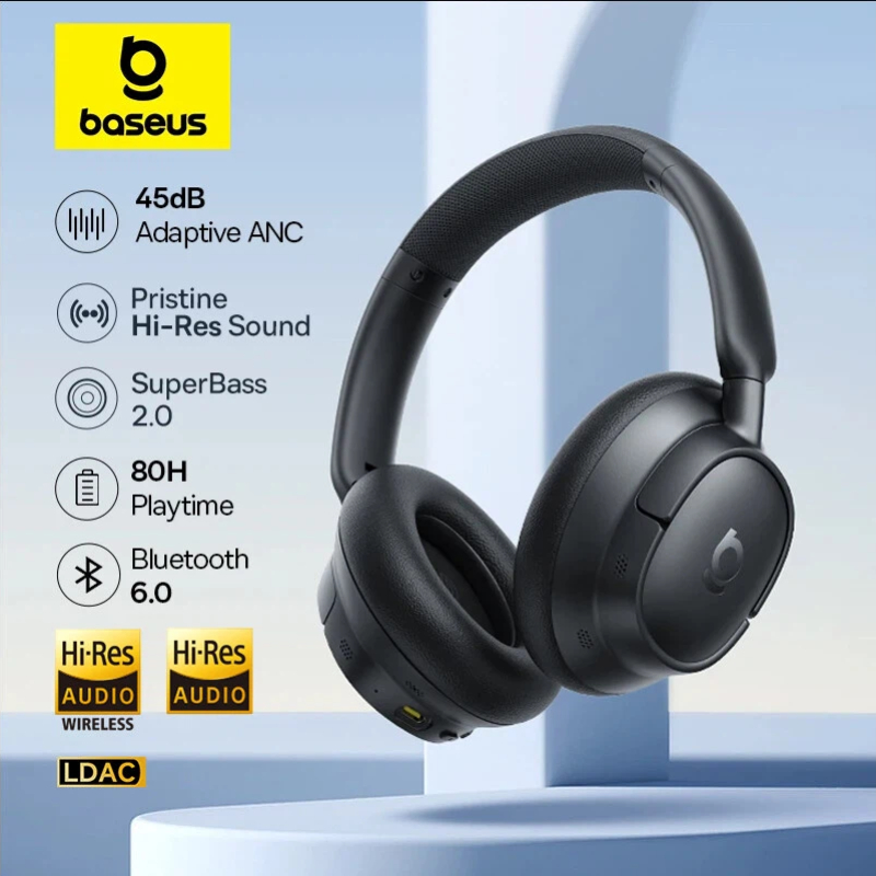 Baseus EH10 NC ANC Wireless He - đánh giá và giá Retro Gaming Headset