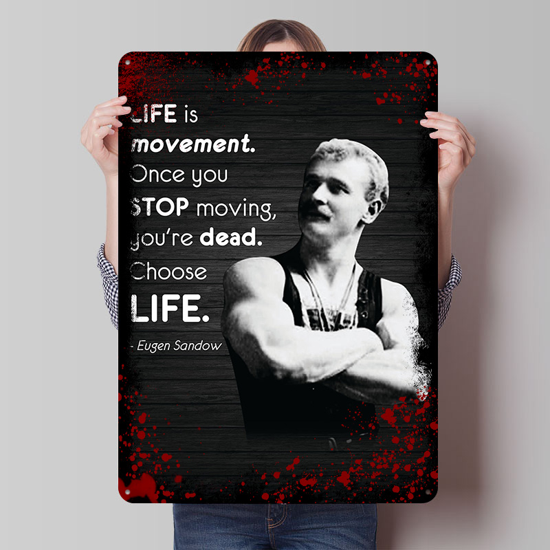 Eugen Sandow Words Printed Pos - đánh giá và giá Retro Gaming Words