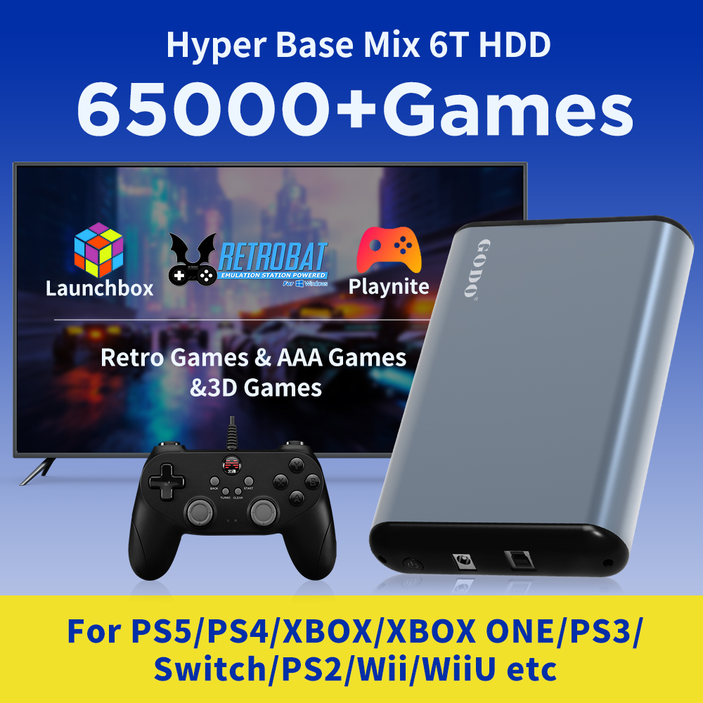 JMachen 6TB Portable Gaming HD - đánh giá và giá Retro Gaming Hdd