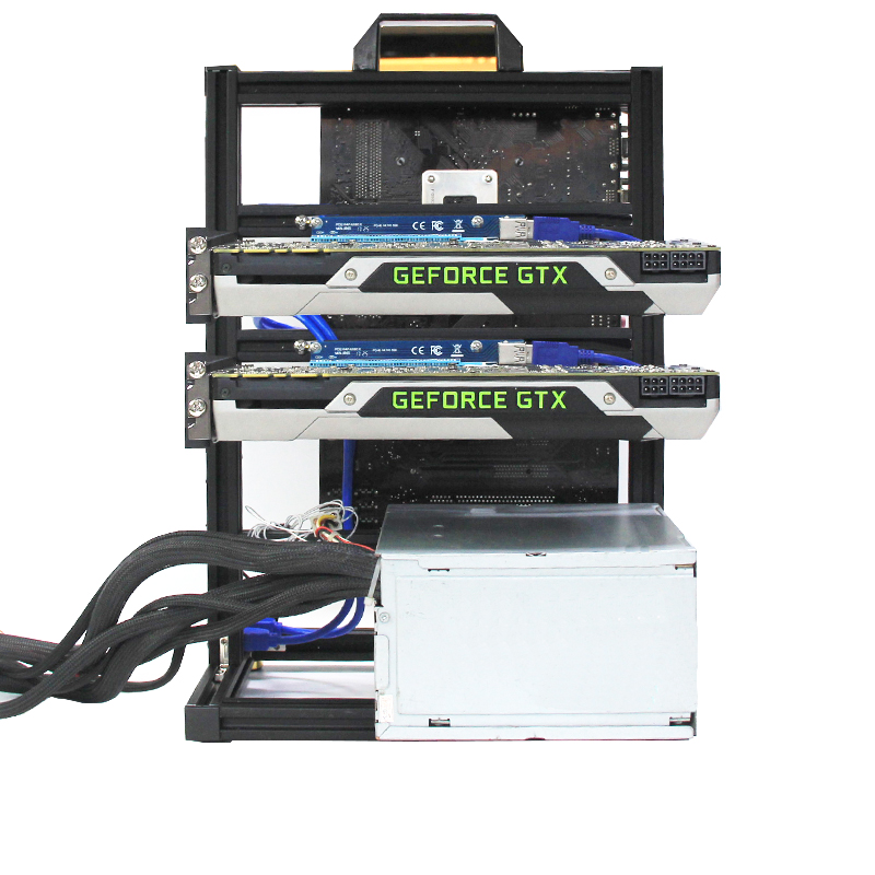 4GPU 2GPU 3GPU EATX ATX large  - đánh giá và giá Retro Gaming Pc Case