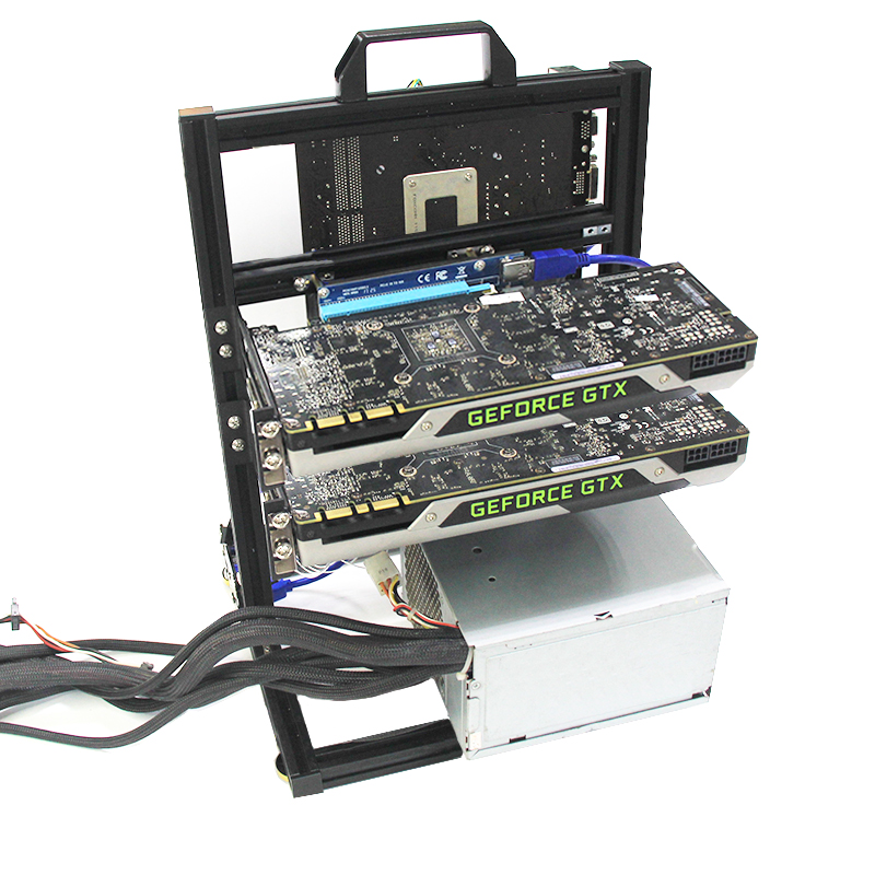 4GPU 2GPU 3GPU EATX ATX large  - đánh giá và giá Retro Gaming Pc Case