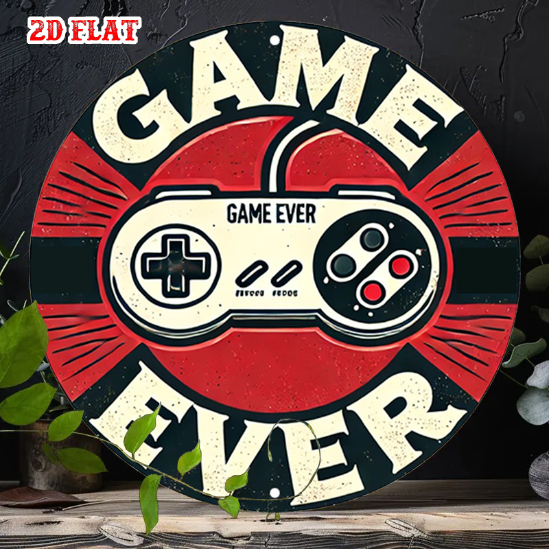 2D Flat 1pc Retro Gaming Round - đánh giá và giá Retro Gaming Fun
