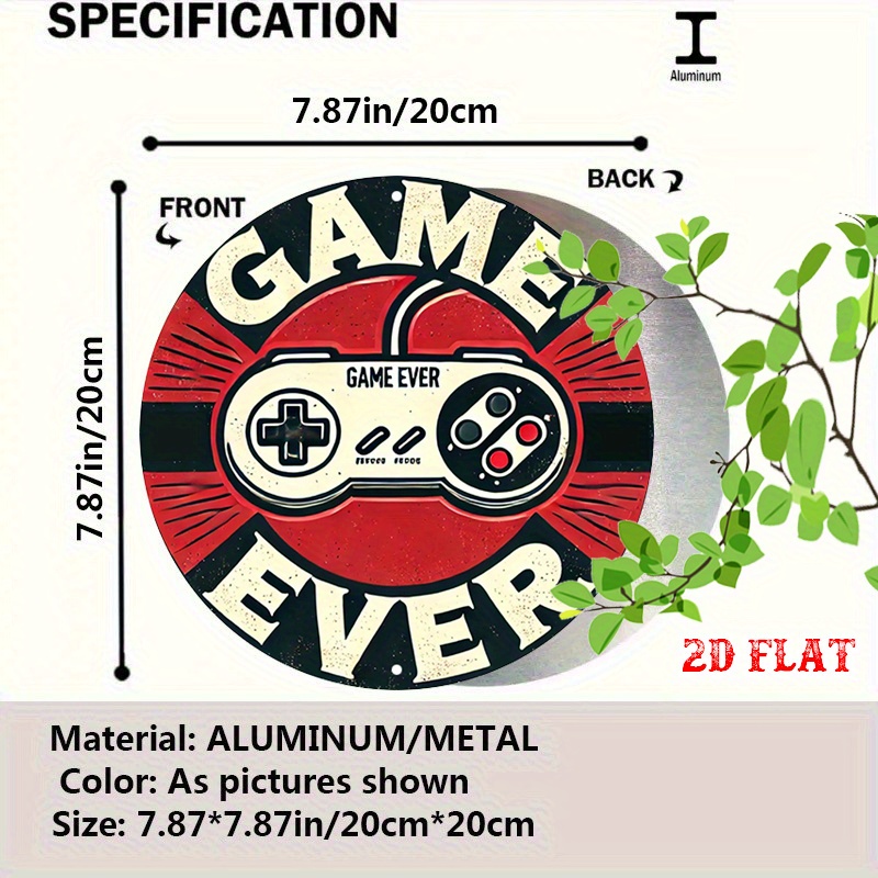 2D Flat 1pc Retro Gaming Round - đánh giá và giá Retro Gaming Fun