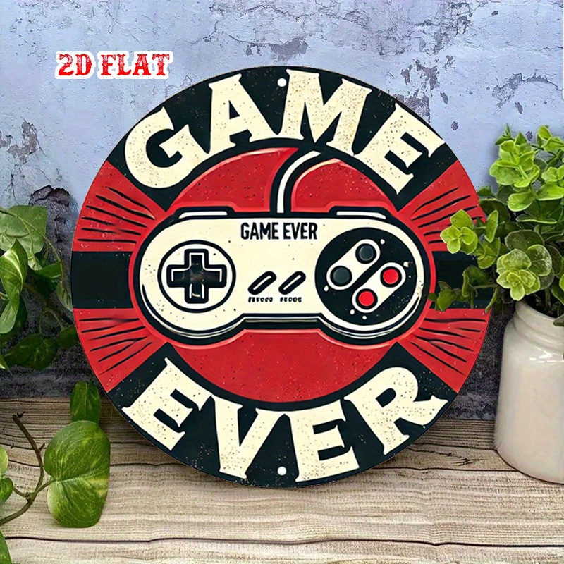 2D Flat 1pc Retro Gaming Round - đánh giá và giá Retro Gaming Fun