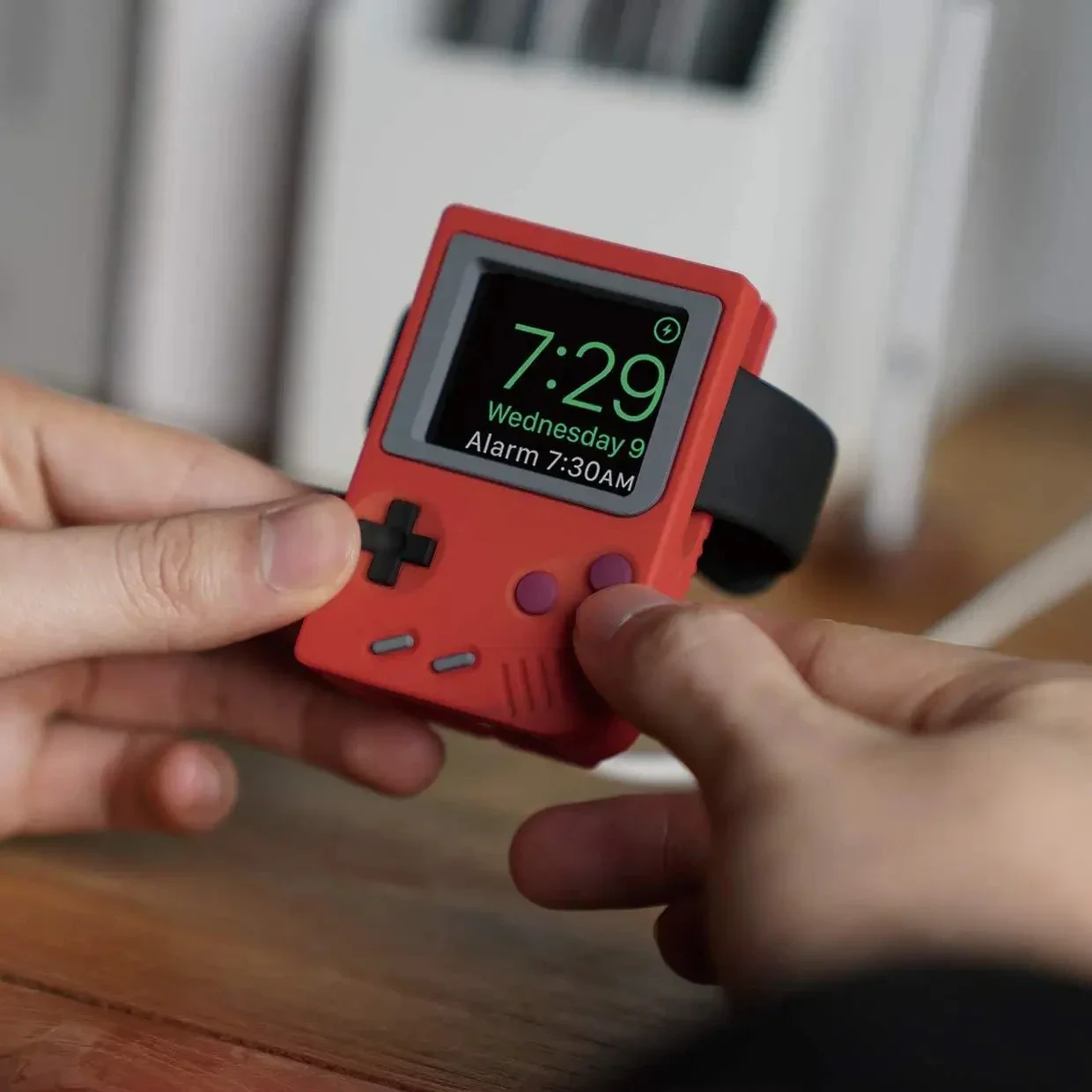 Silicone Holder for IWatch Cha - đánh giá và giá Retro Gaming Fun