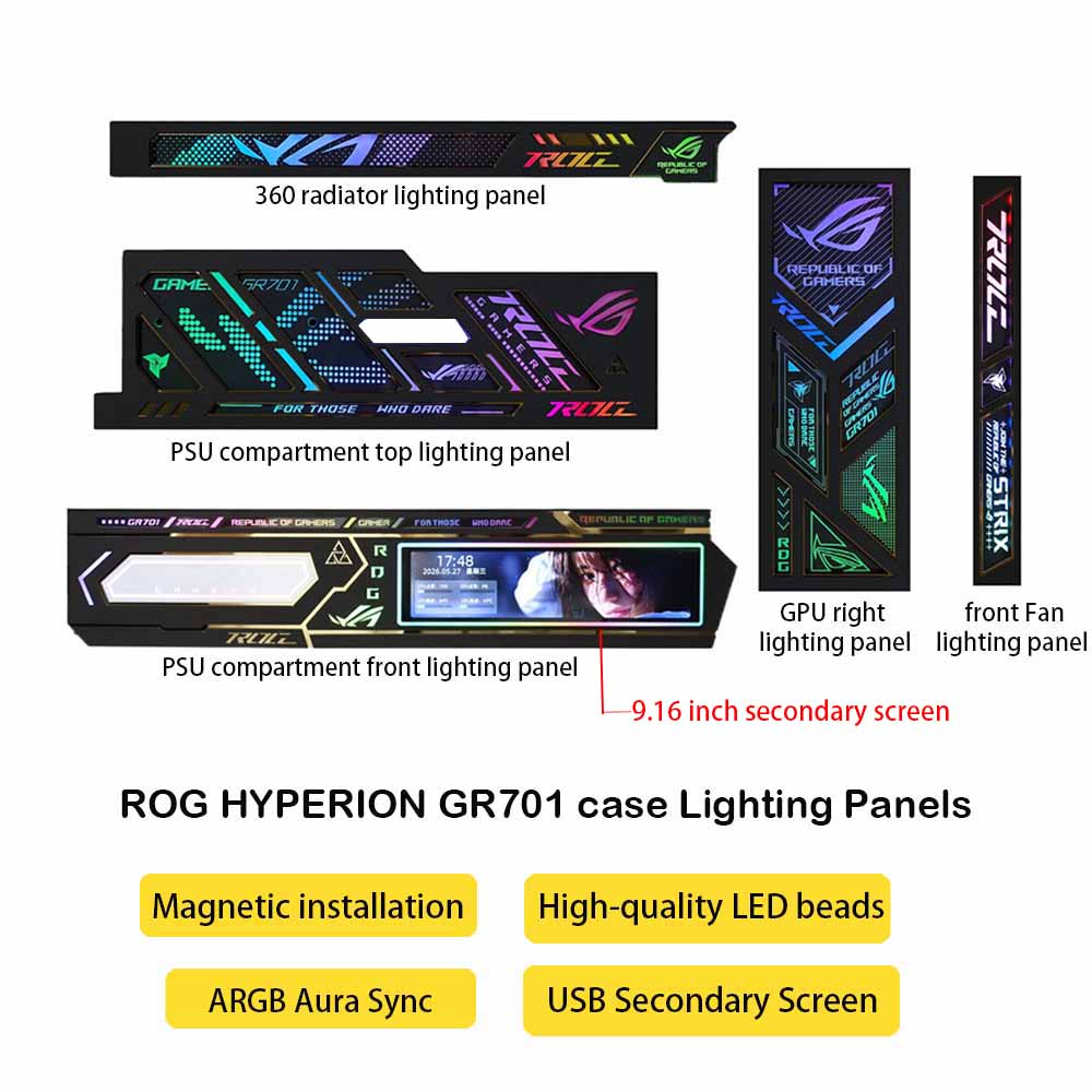 for ROG Strix HYPERION GR701 C - đánh giá và giá Retro Gaming Pc Case