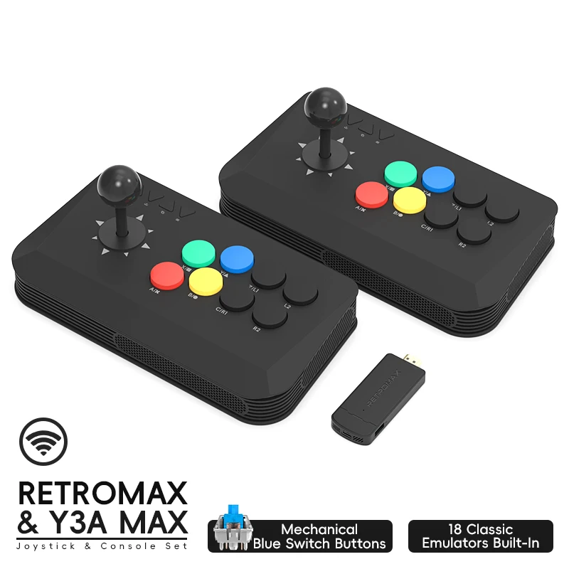 Wireless Y3A Max Arcade Stick  - đánh giá và giá Retro Gaming Stick