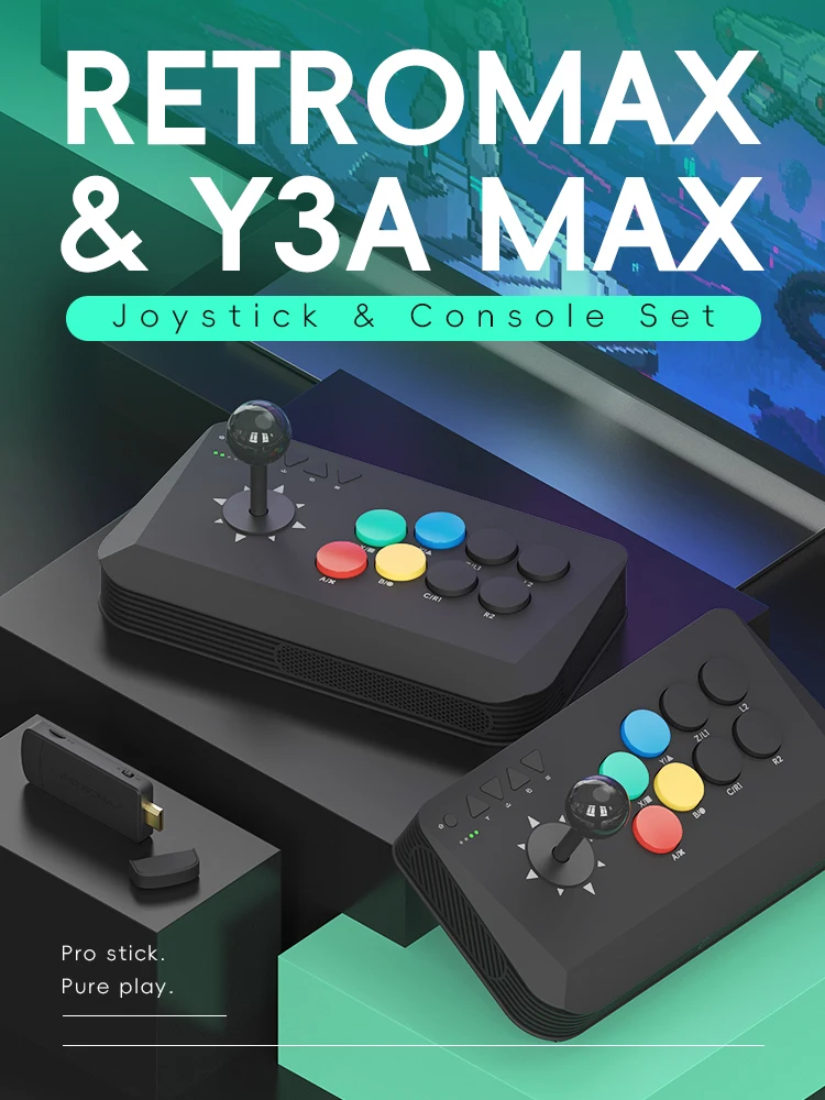 Wireless Y3A Max Arcade Stick  - đánh giá và giá Retro Gaming Stick