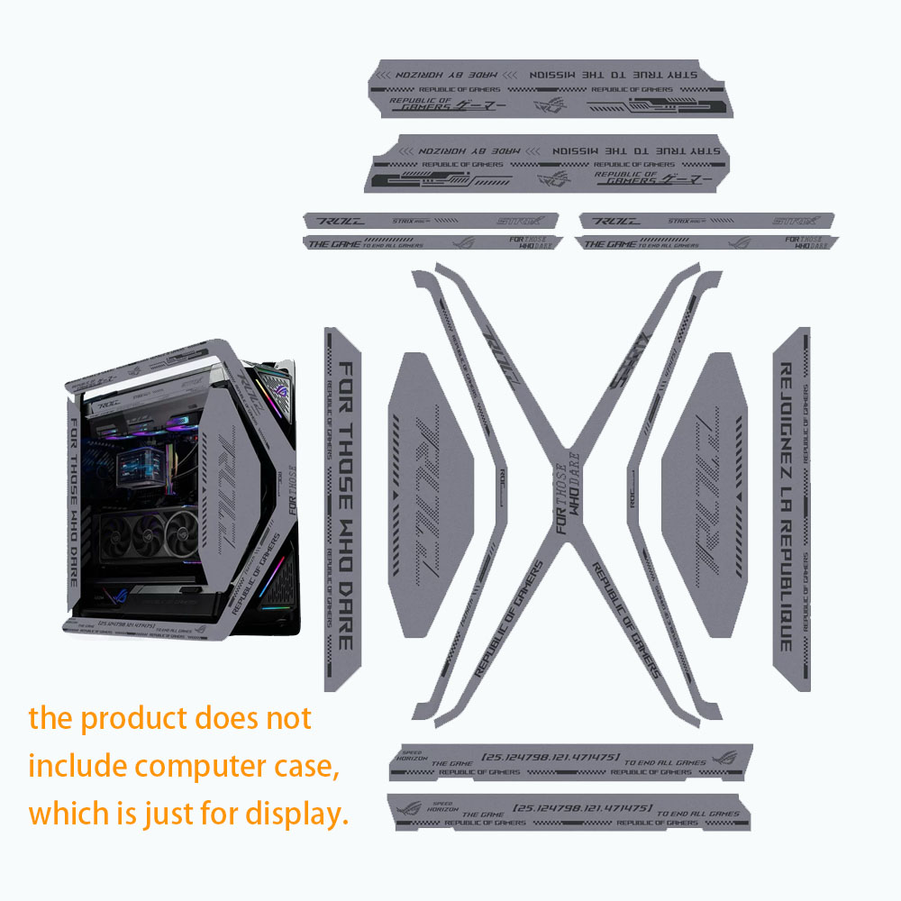 15pcs DIY Stickers For ASUS HY - đánh giá và giá Retro Gaming Pc Case