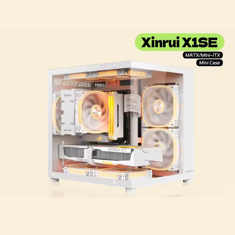 G-PARTNERS Xinrui X1SE MATX Mi - đánh giá và giá Retro Gaming Pc Case
