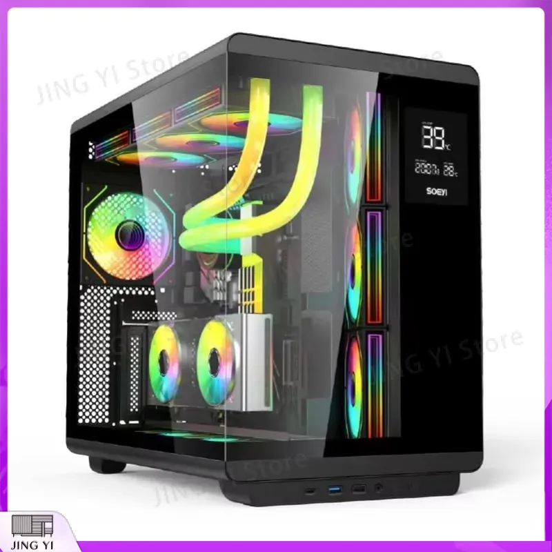 ATX Gaming PC Case Tower with  - đánh giá và giá Retro Gaming Pc Case