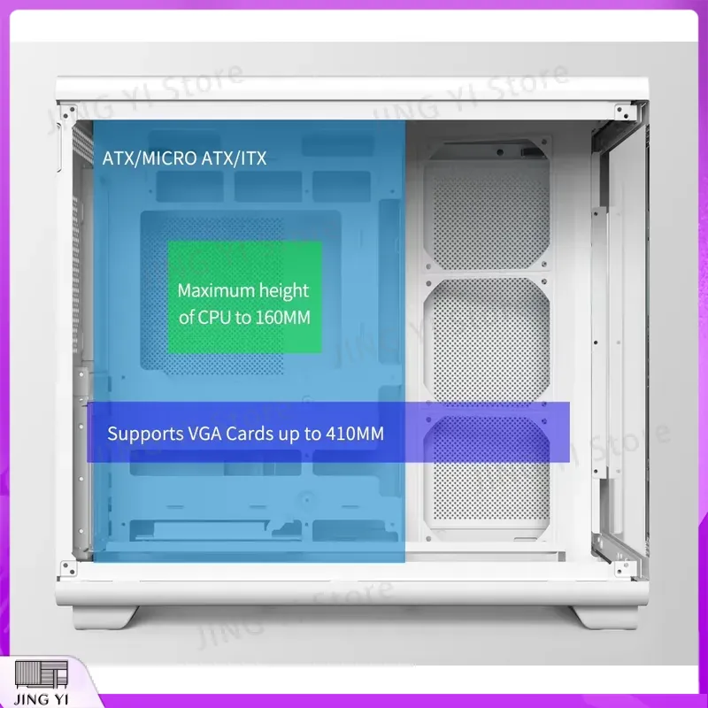 ATX Gaming PC Case Tower with  - đánh giá và giá Retro Gaming Pc Case
